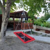 Външен кухненски павилион с люлка